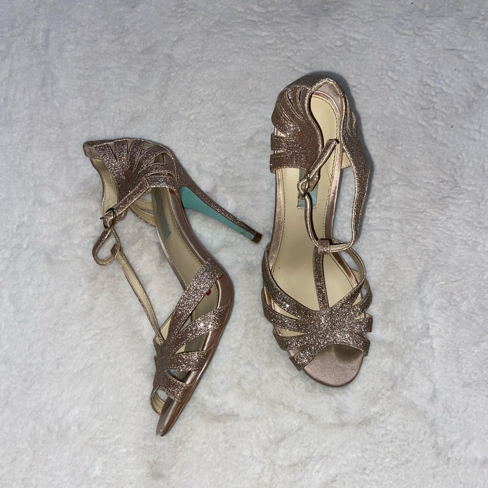 Gold Sparkly Heels